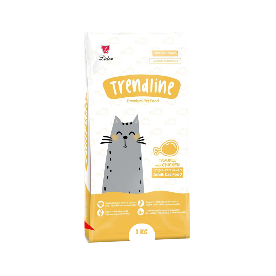 TRENDLINE ADULT CAT FOOD CHICKEN 1KG